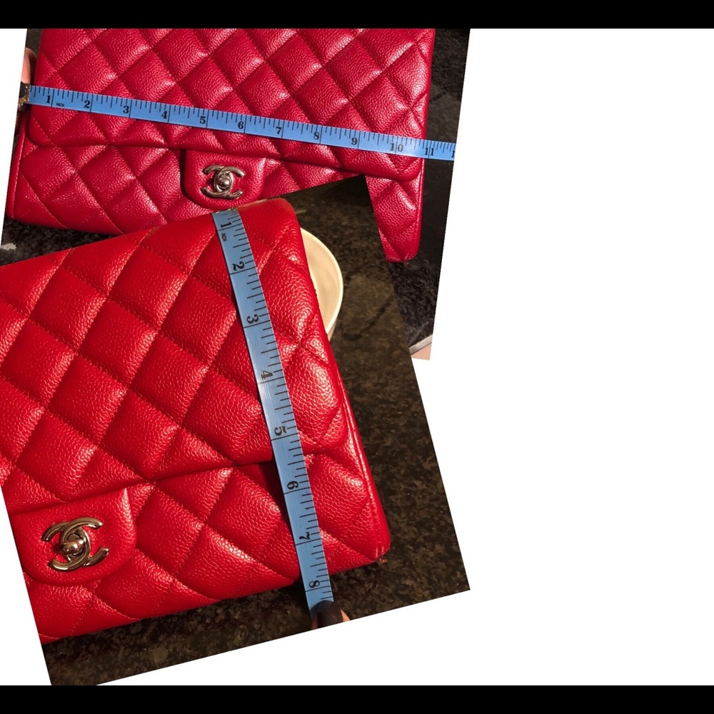 🚫 SOLD - NIB Auth CHANEL Classic Flap Leather Bag - Picture 6 of 8